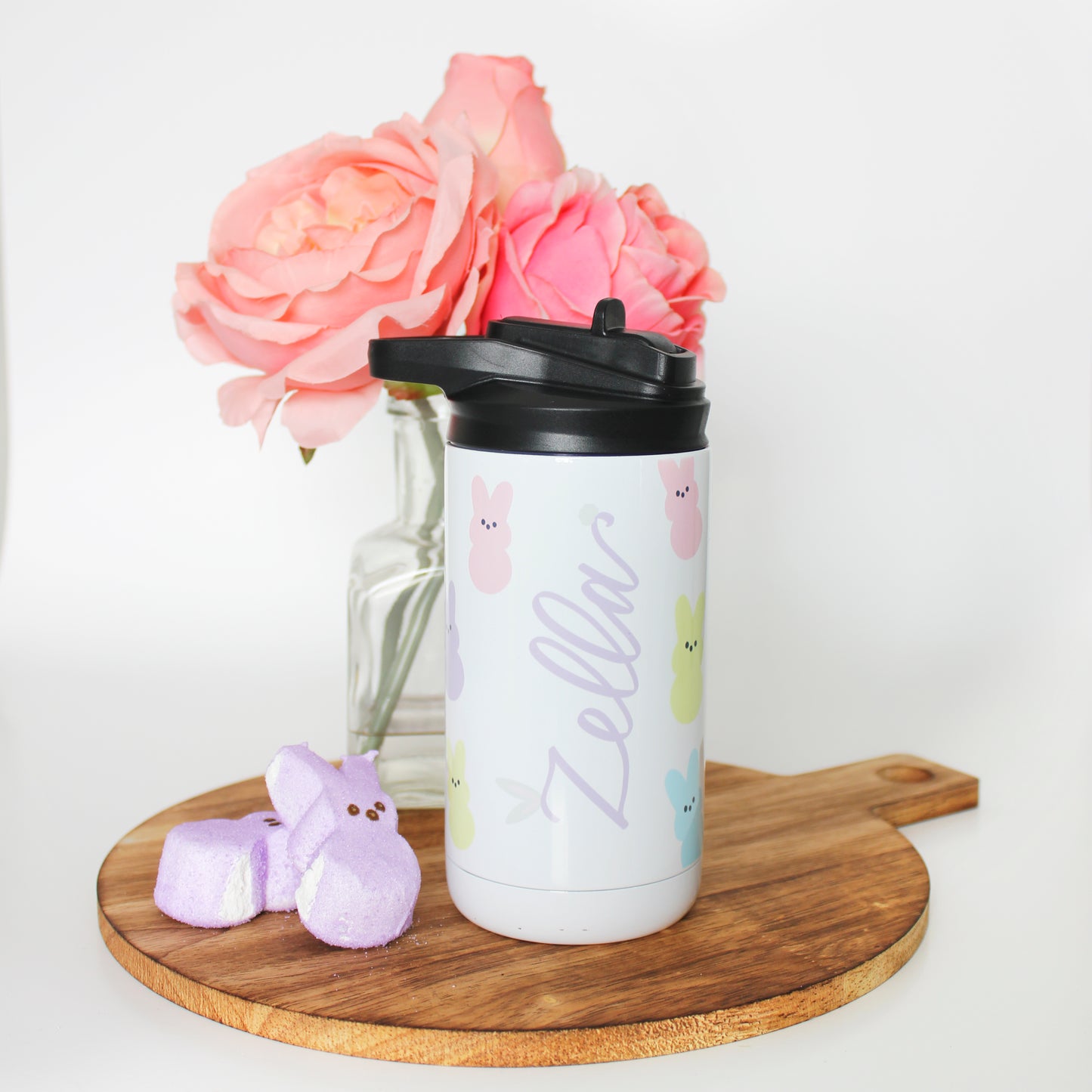 Easter Kids Water bottle with custom name