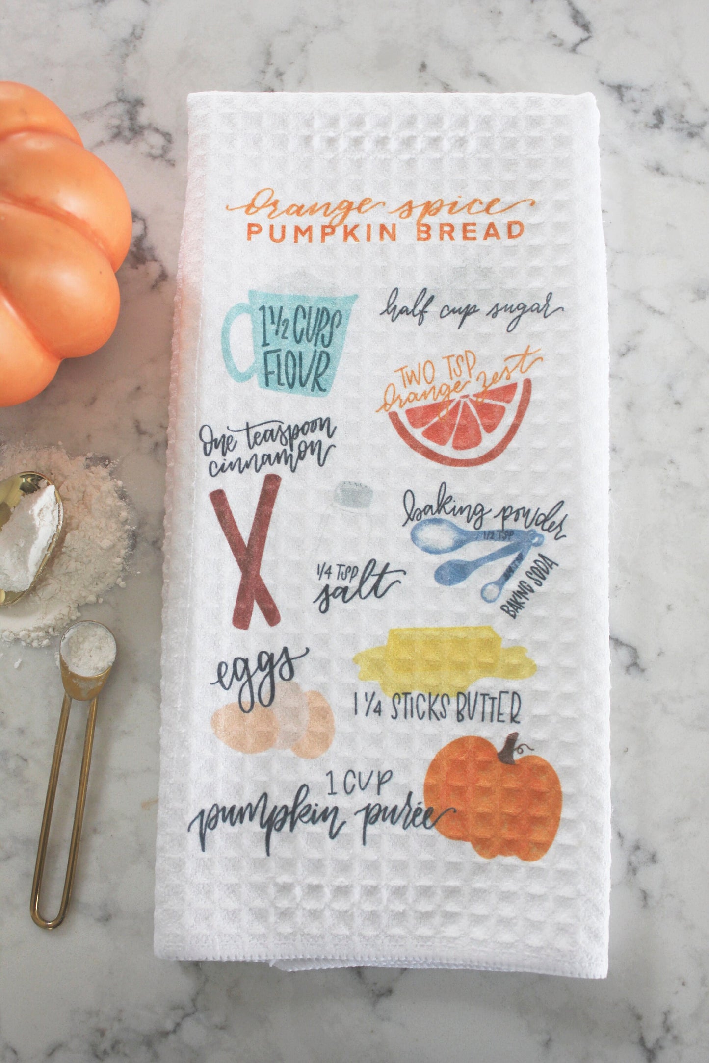Pumpkin Bread Towel