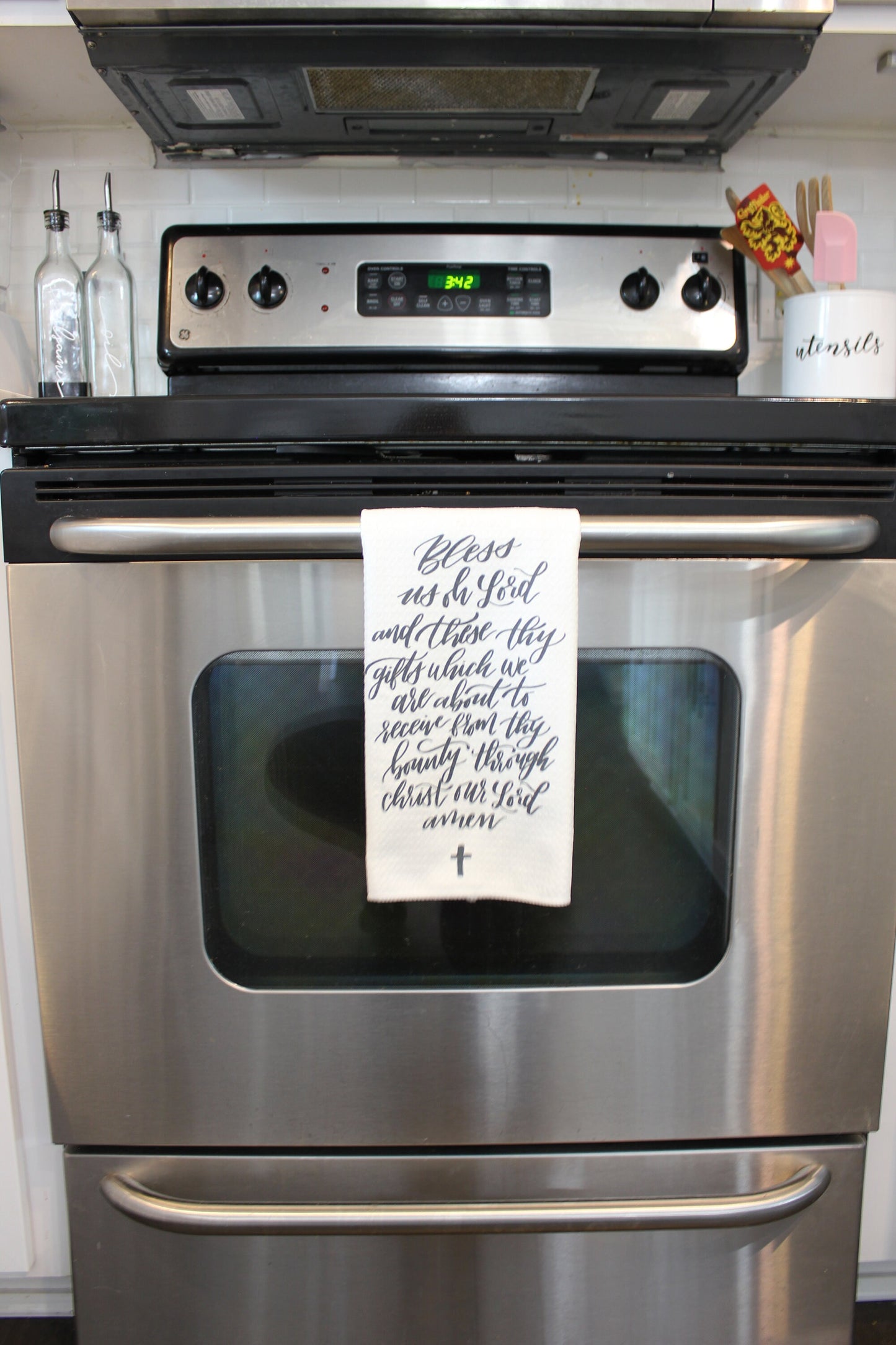 Bless us oh Lord Kitchen Towel