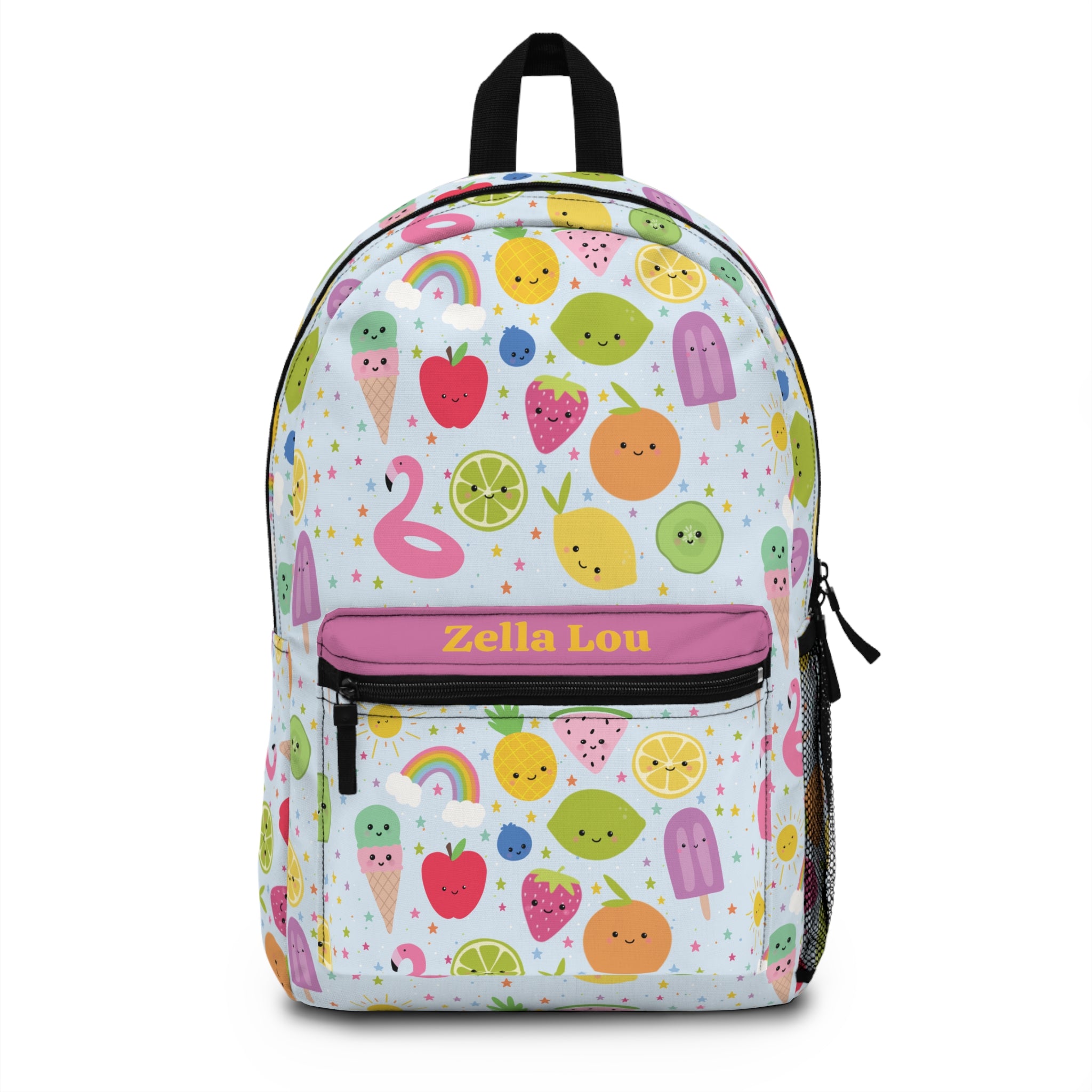 Cute fruit custom Kids backpack Sara Hynes Designs