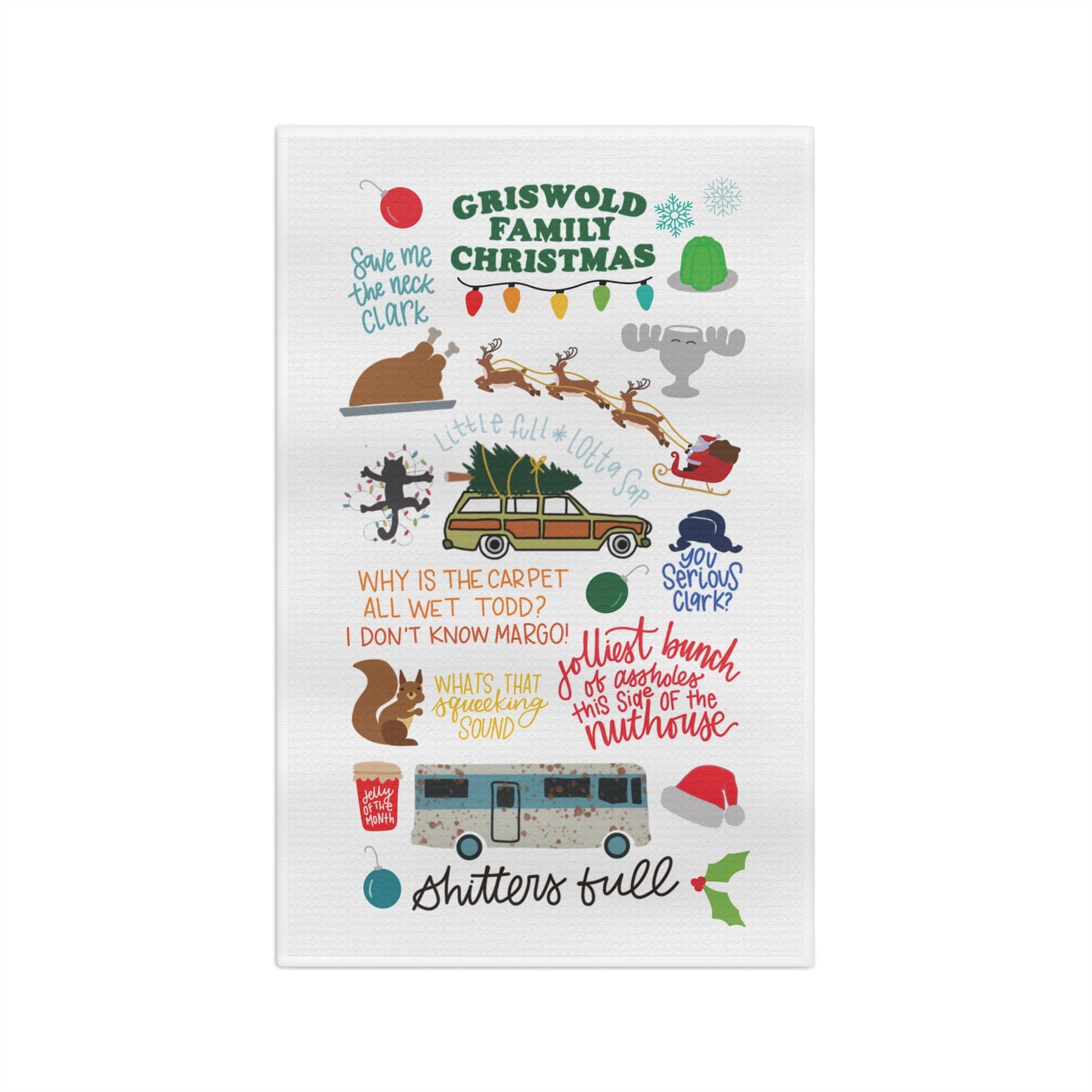 Griswald Family Christmas Kitchen Towel