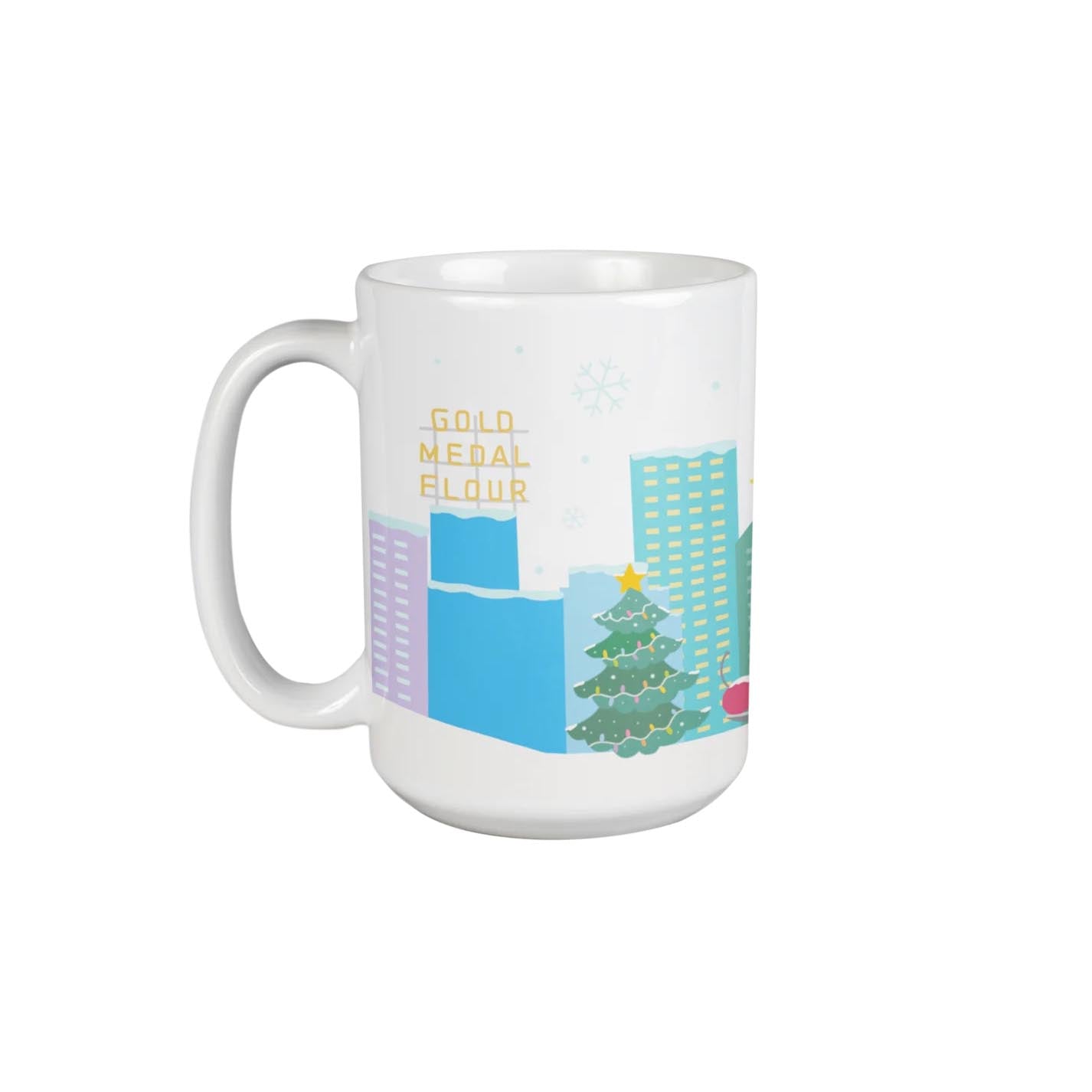 Minneapolis Skyline Christmas Village Mug