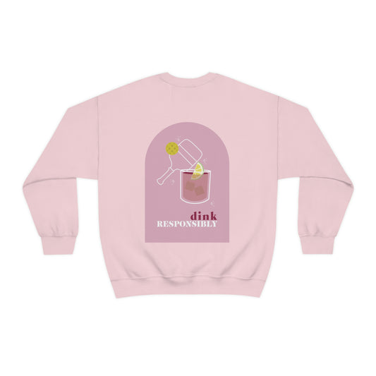 Dink Responsibly Unisex Crewneck Sweatshirt