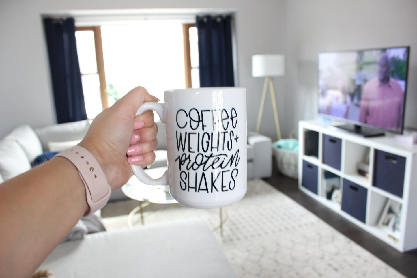 Coffee, Weights and Protein Shakes Mug