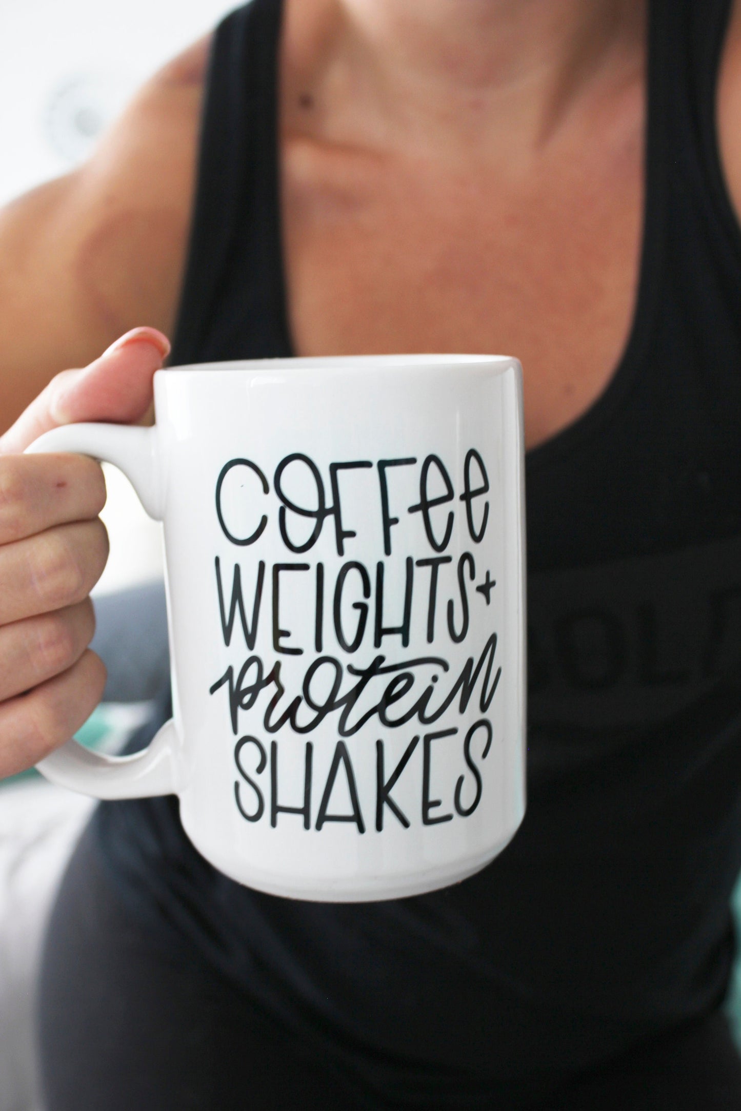 Coffee, Weights and Protein Shakes Mug