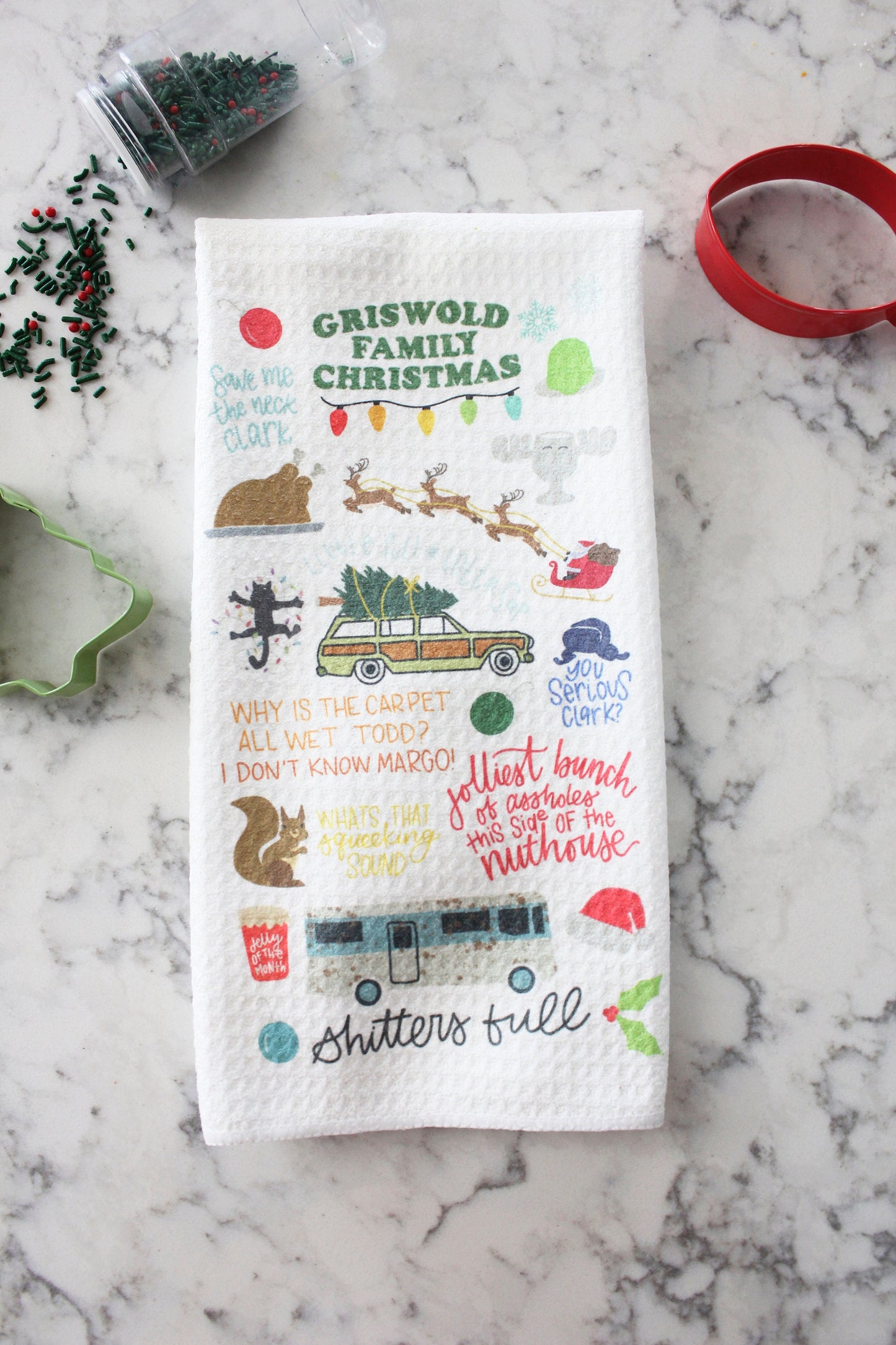 Griswald Family Christmas Kitchen Towel