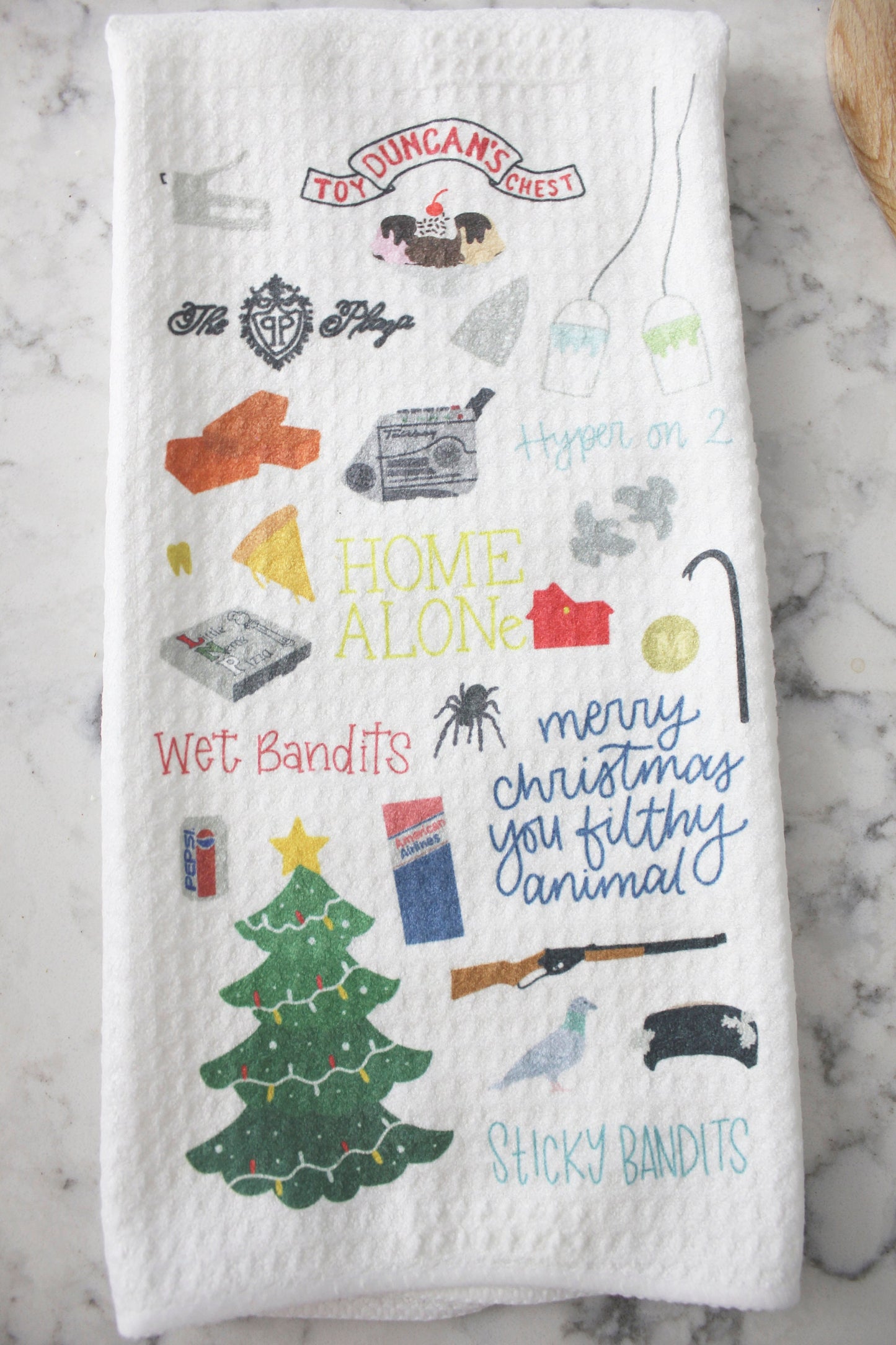 Home Alone Holiday Towel